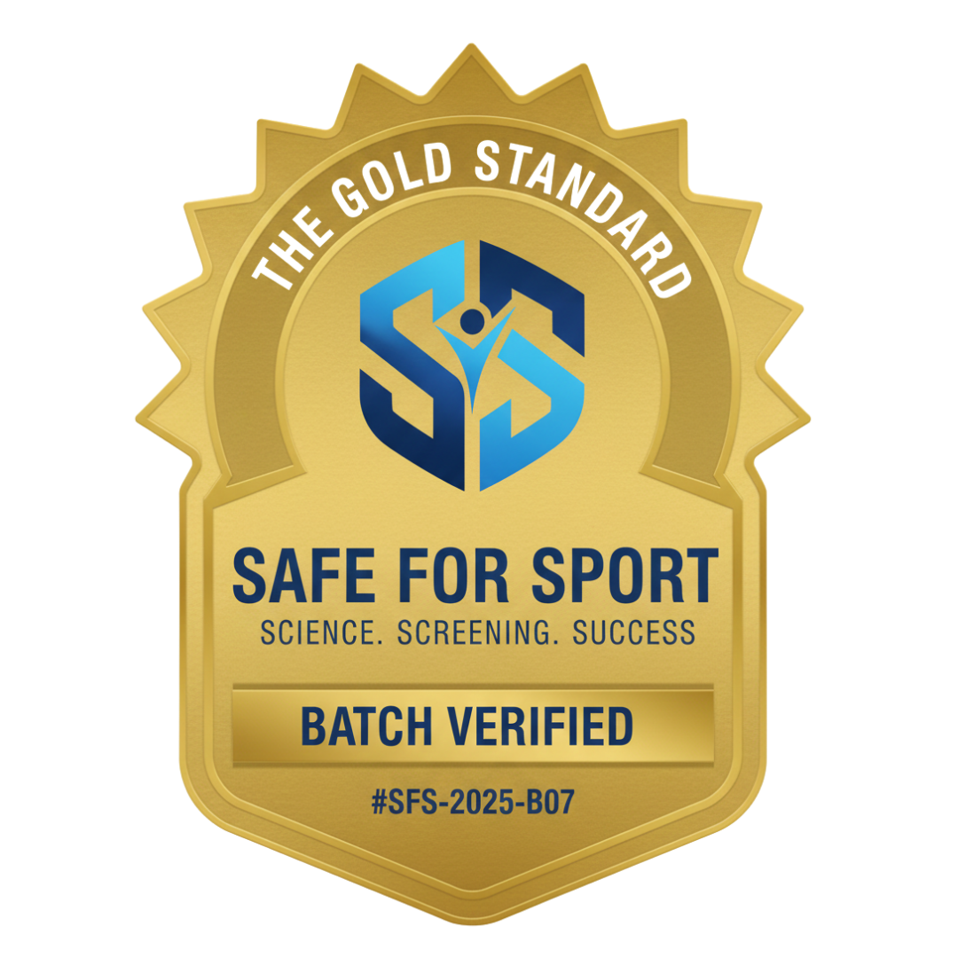 Safe for Sport Certified Badge